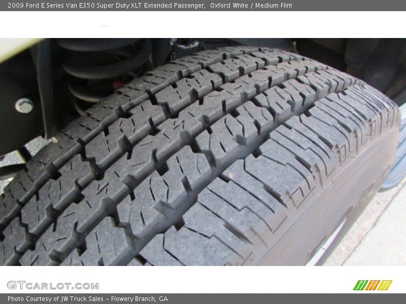 Oxford White / Medium Flint 2009 Ford E Series Van E350 Super Duty XLT Extended Passenger