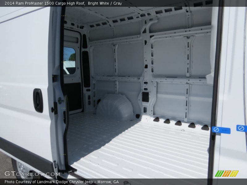 Bright White / Gray 2014 Ram ProMaster 1500 Cargo High Roof