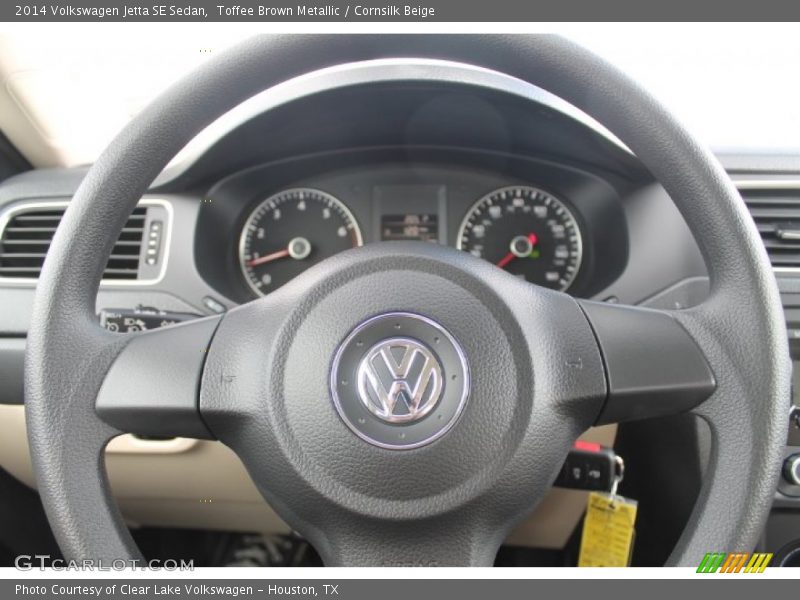Toffee Brown Metallic / Cornsilk Beige 2014 Volkswagen Jetta SE Sedan