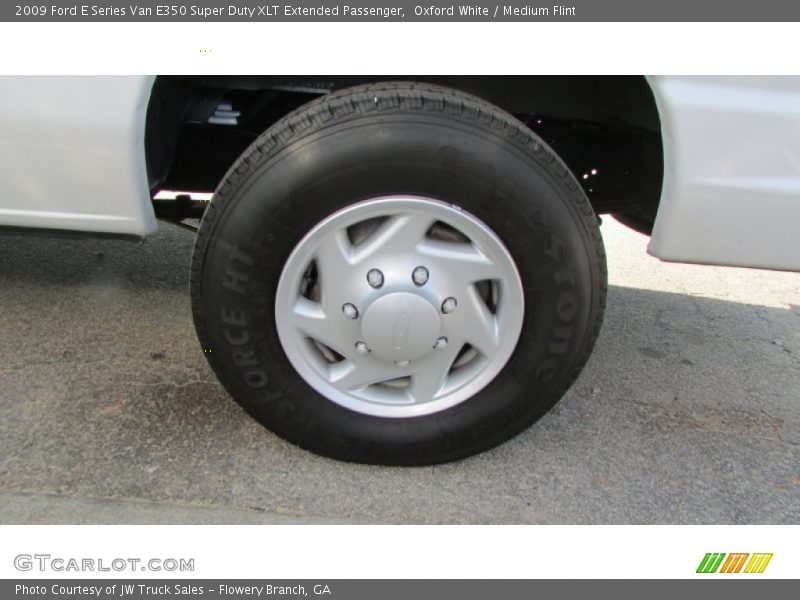 Oxford White / Medium Flint 2009 Ford E Series Van E350 Super Duty XLT Extended Passenger