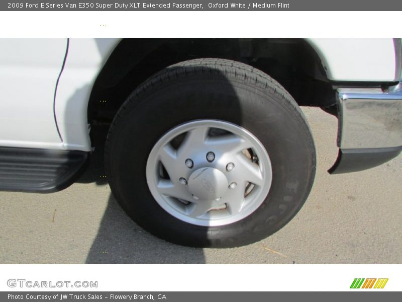 Oxford White / Medium Flint 2009 Ford E Series Van E350 Super Duty XLT Extended Passenger