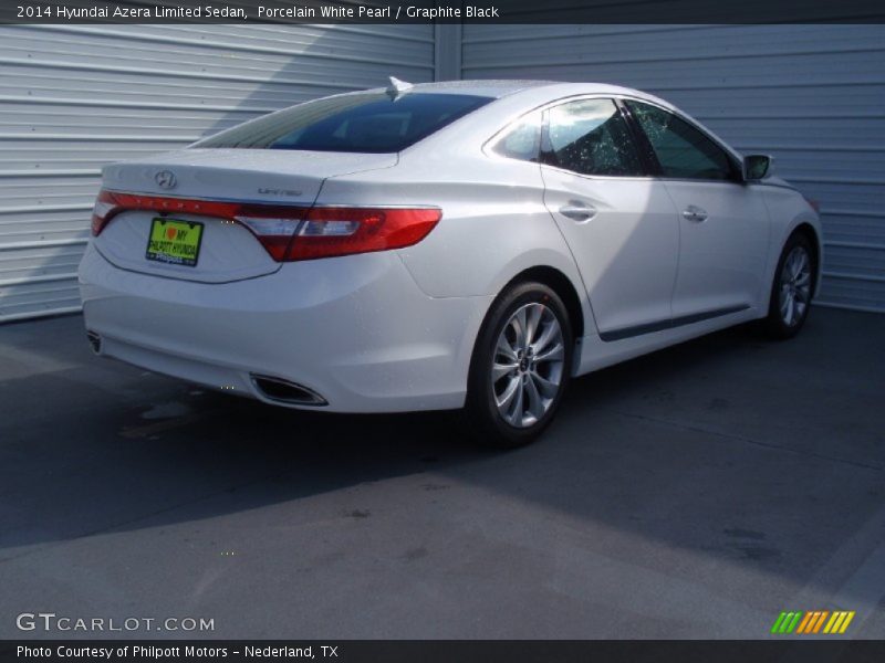 Porcelain White Pearl / Graphite Black 2014 Hyundai Azera Limited Sedan