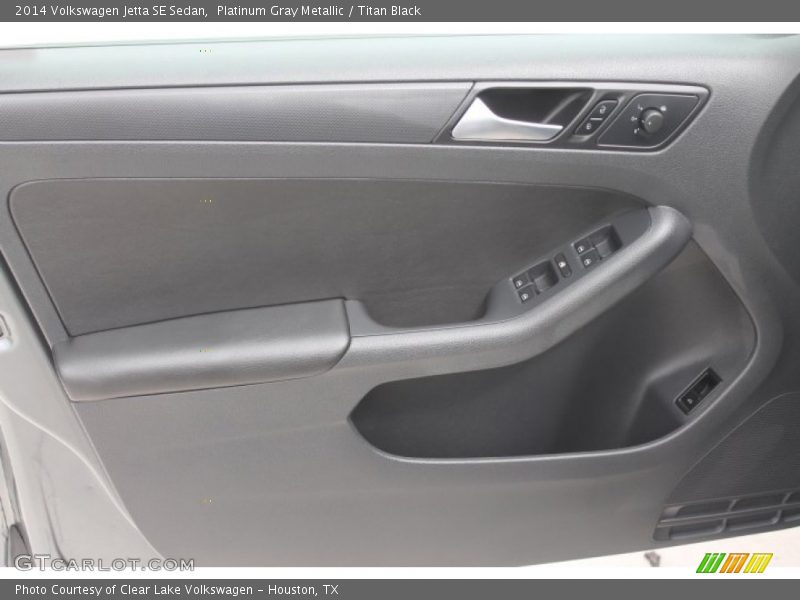 Platinum Gray Metallic / Titan Black 2014 Volkswagen Jetta SE Sedan