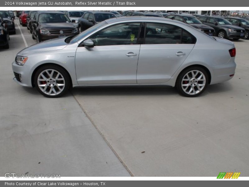 Reflex Silver Metallic / Titan Black 2014 Volkswagen Jetta GLI Autobahn