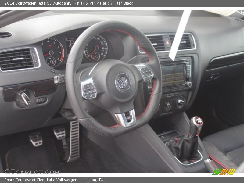 Reflex Silver Metallic / Titan Black 2014 Volkswagen Jetta GLI Autobahn
