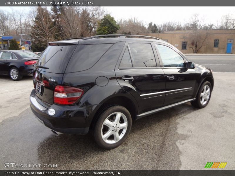 Black / Black 2008 Mercedes-Benz ML 350 4Matic
