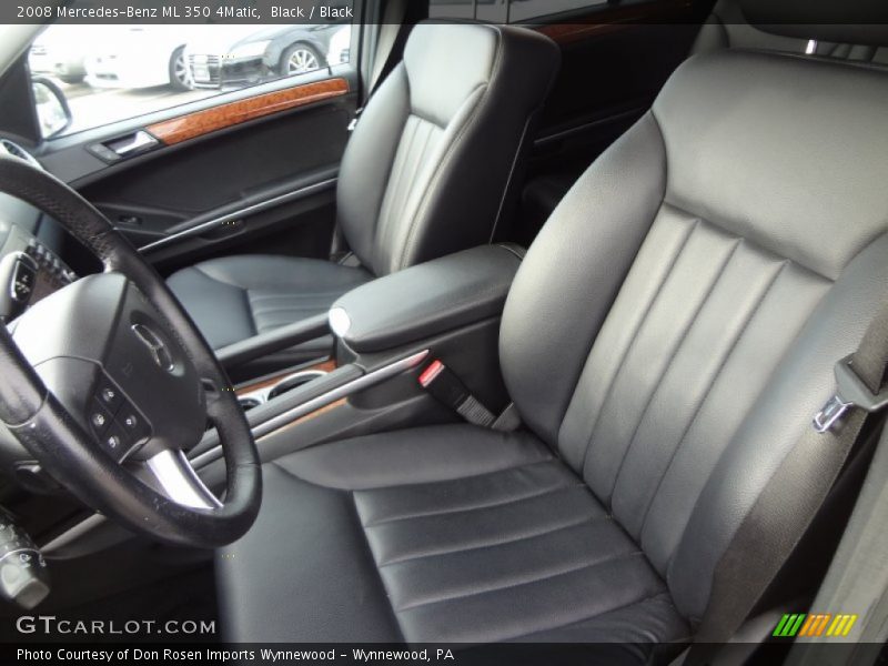 Black / Black 2008 Mercedes-Benz ML 350 4Matic