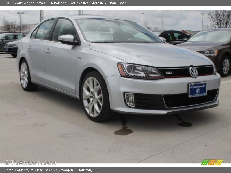 Reflex Silver Metallic / Titan Black 2014 Volkswagen Jetta GLI Autobahn