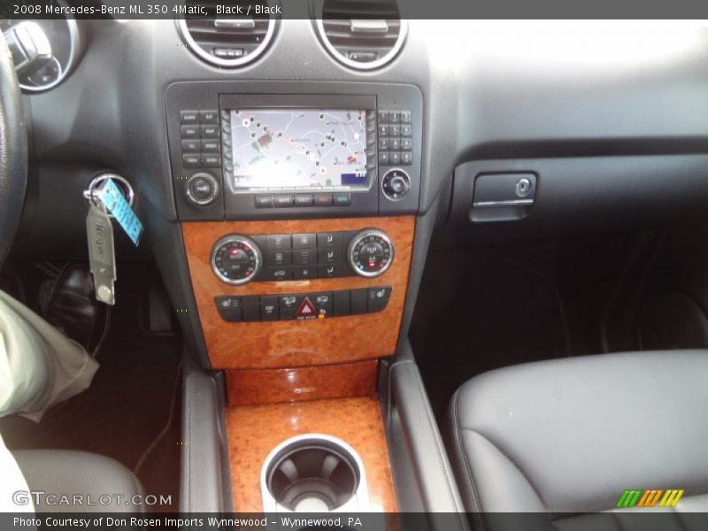 Black / Black 2008 Mercedes-Benz ML 350 4Matic