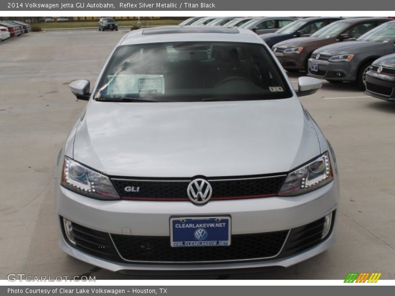Reflex Silver Metallic / Titan Black 2014 Volkswagen Jetta GLI Autobahn
