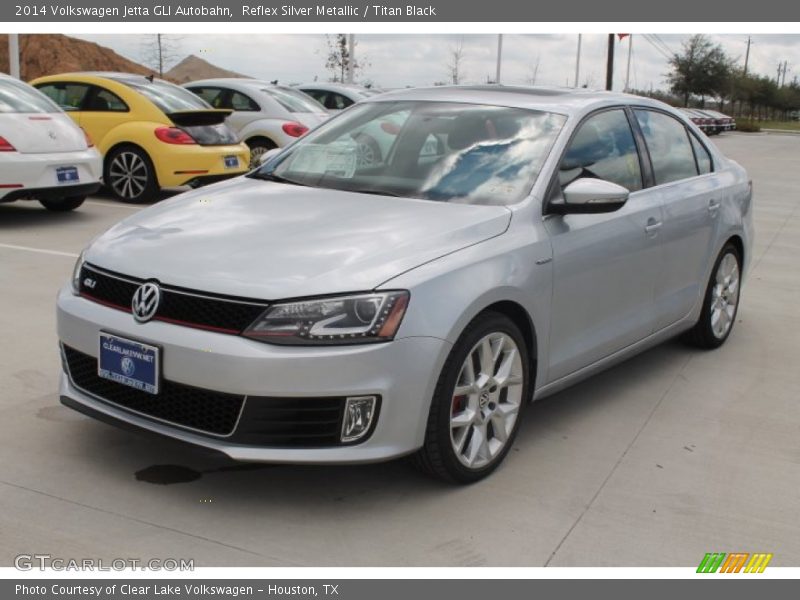 Reflex Silver Metallic / Titan Black 2014 Volkswagen Jetta GLI Autobahn