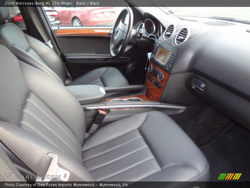 Black / Black 2008 Mercedes-Benz ML 350 4Matic