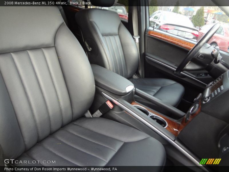 Black / Black 2008 Mercedes-Benz ML 350 4Matic