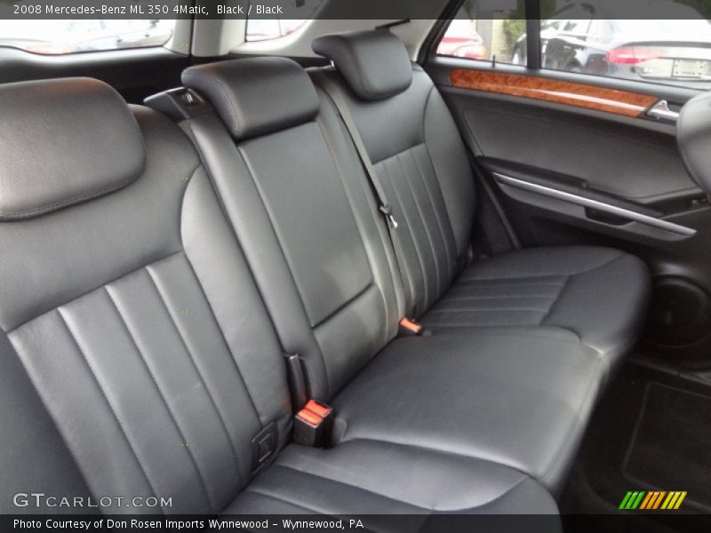 Black / Black 2008 Mercedes-Benz ML 350 4Matic