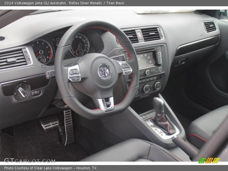 Reflex Silver Metallic / Titan Black 2014 Volkswagen Jetta GLI Autobahn