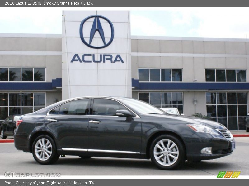 Smoky Granite Mica / Black 2010 Lexus ES 350