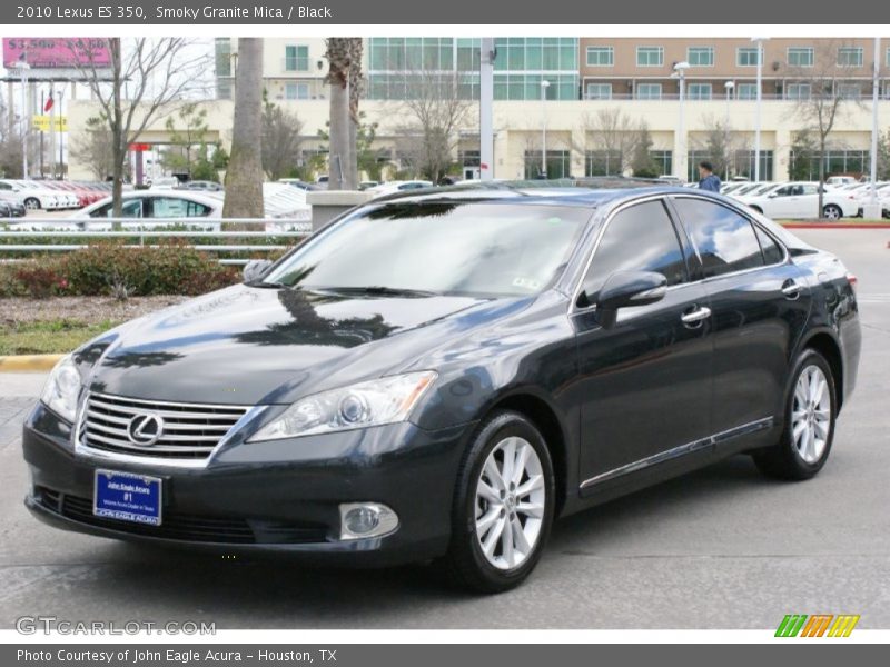 Smoky Granite Mica / Black 2010 Lexus ES 350