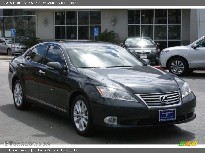 Smoky Granite Mica / Black 2010 Lexus ES 350