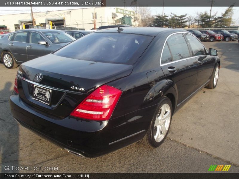 Black / Black 2010 Mercedes-Benz S 550 4Matic Sedan