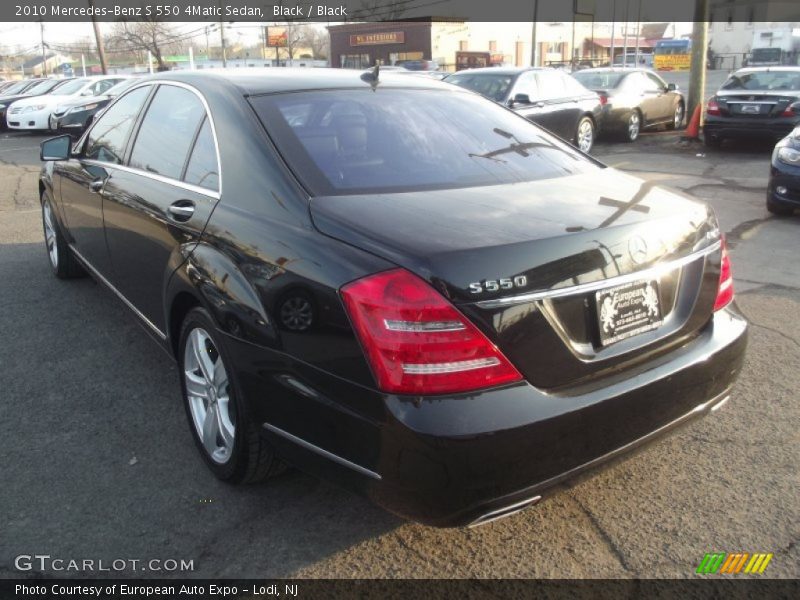 Black / Black 2010 Mercedes-Benz S 550 4Matic Sedan