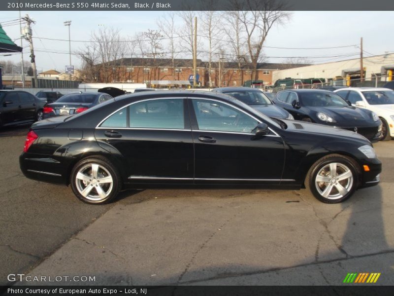Black / Black 2010 Mercedes-Benz S 550 4Matic Sedan