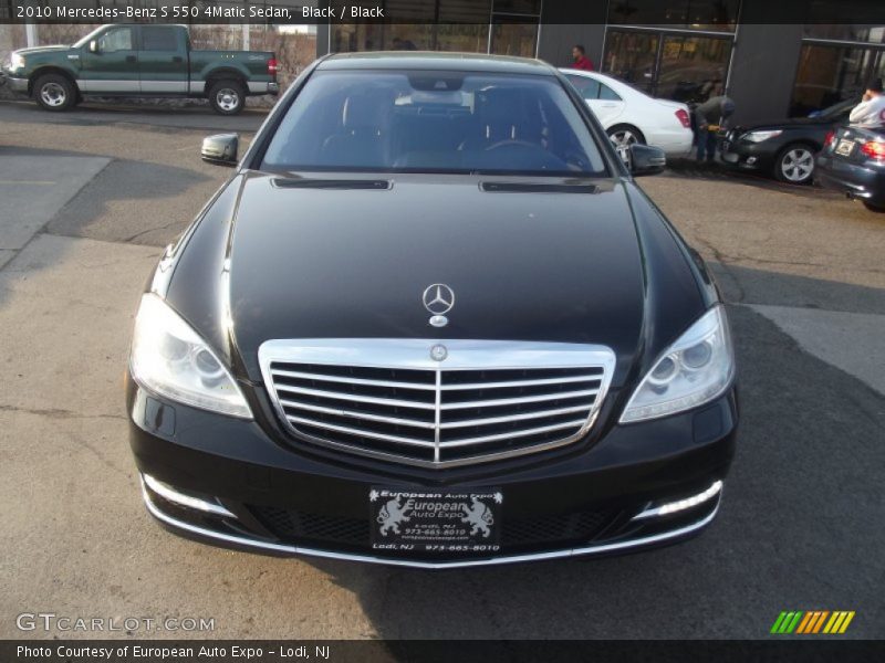 Black / Black 2010 Mercedes-Benz S 550 4Matic Sedan