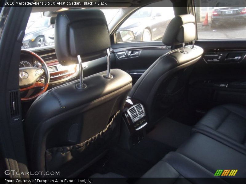 Black / Black 2010 Mercedes-Benz S 550 4Matic Sedan
