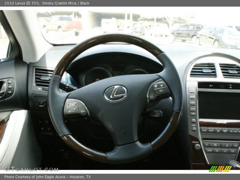 Smoky Granite Mica / Black 2010 Lexus ES 350