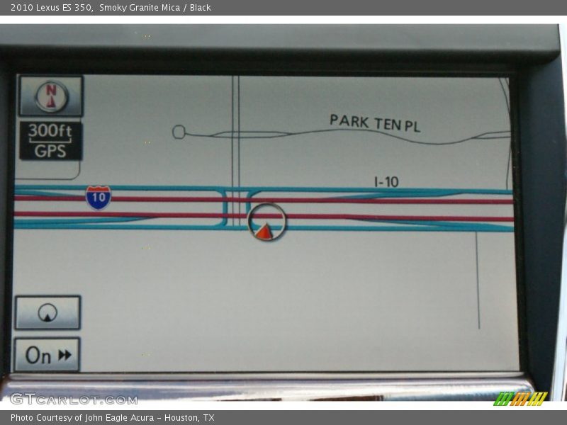 Smoky Granite Mica / Black 2010 Lexus ES 350