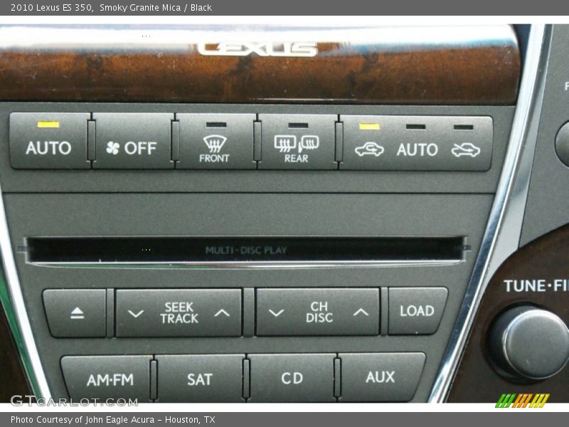 Smoky Granite Mica / Black 2010 Lexus ES 350