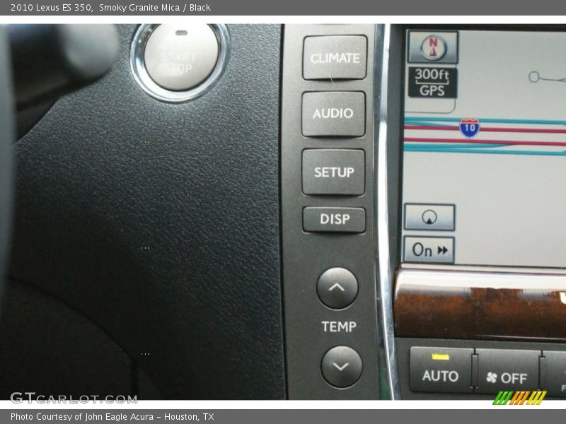 Smoky Granite Mica / Black 2010 Lexus ES 350