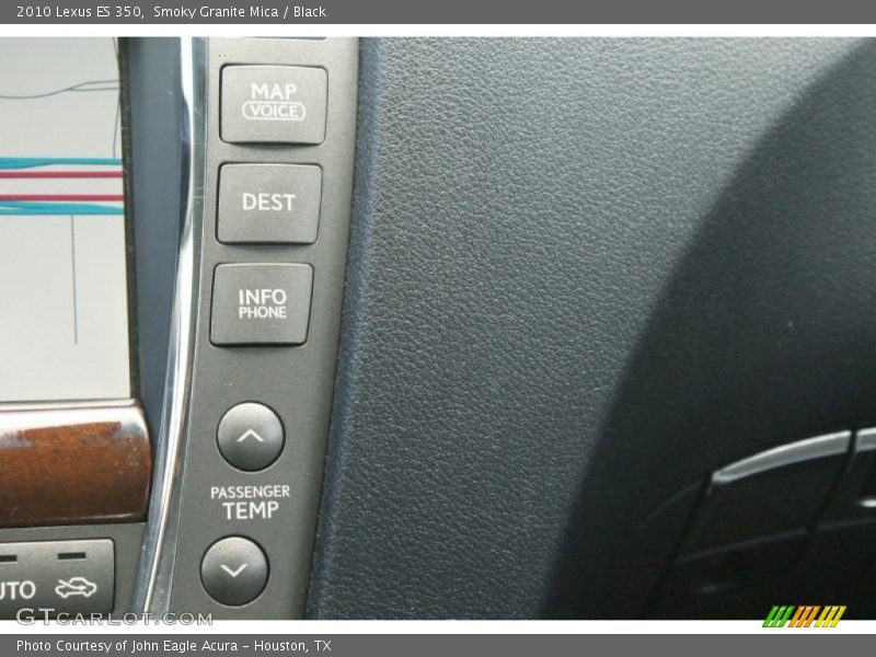 Smoky Granite Mica / Black 2010 Lexus ES 350