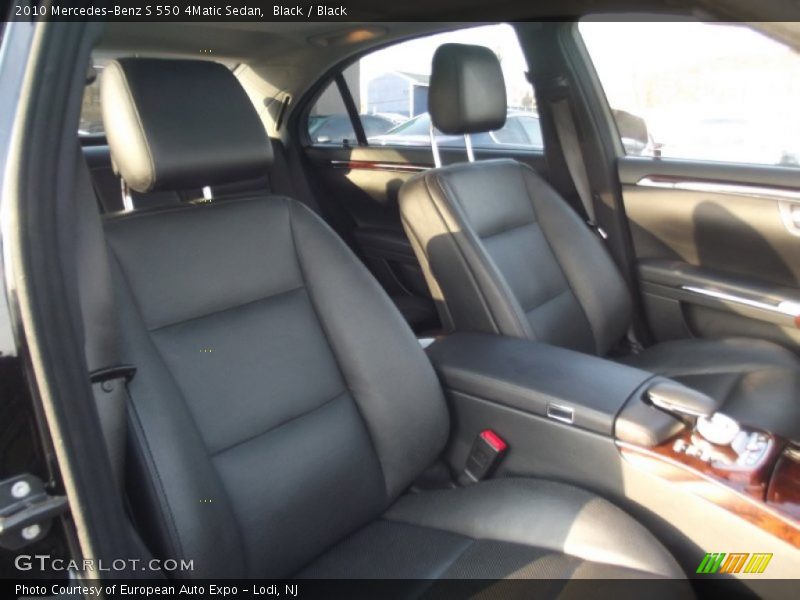 Black / Black 2010 Mercedes-Benz S 550 4Matic Sedan