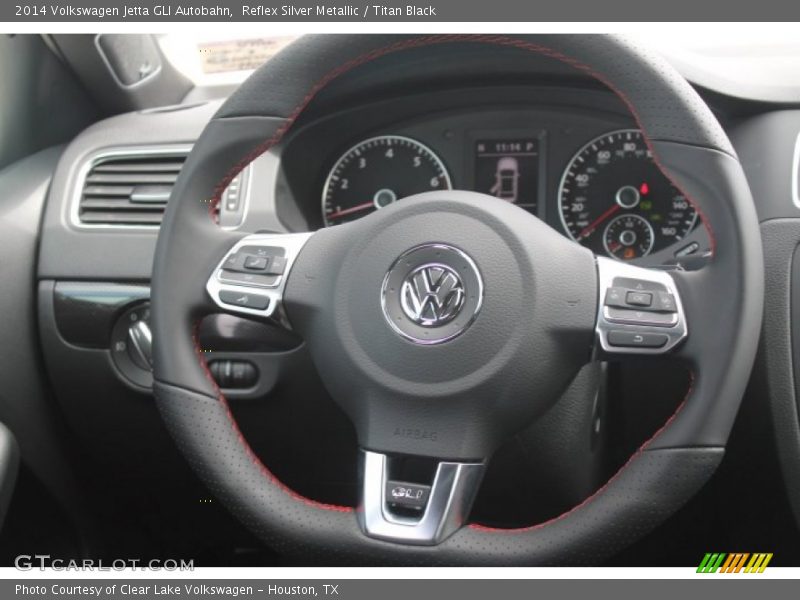 Reflex Silver Metallic / Titan Black 2014 Volkswagen Jetta GLI Autobahn