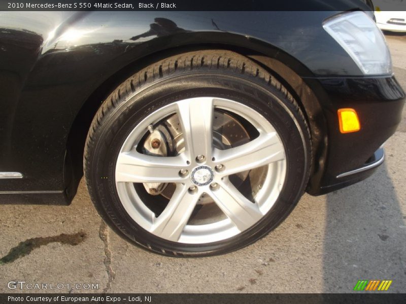 Black / Black 2010 Mercedes-Benz S 550 4Matic Sedan
