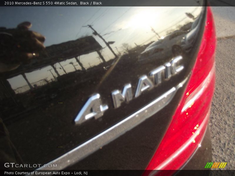 Black / Black 2010 Mercedes-Benz S 550 4Matic Sedan