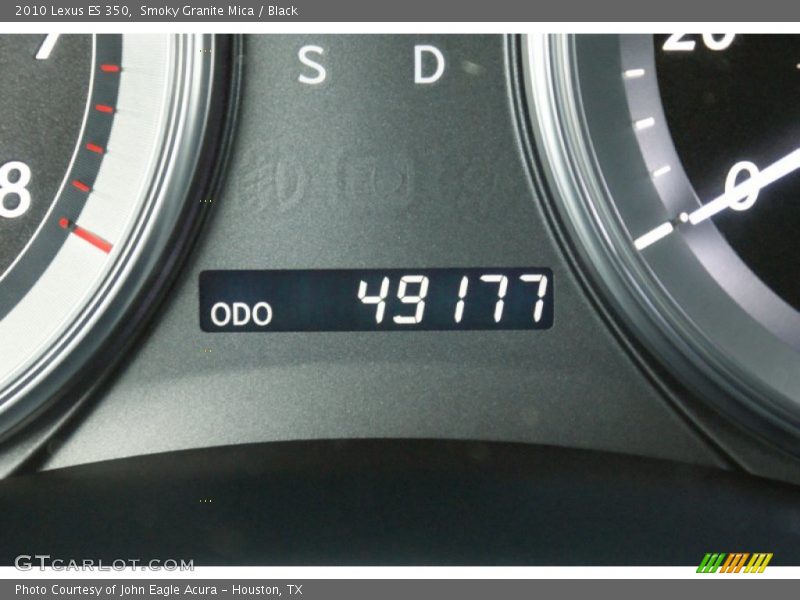 Smoky Granite Mica / Black 2010 Lexus ES 350