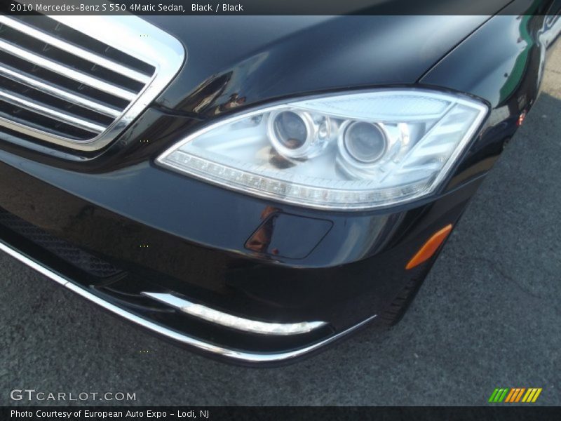 Black / Black 2010 Mercedes-Benz S 550 4Matic Sedan