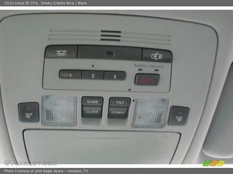 Smoky Granite Mica / Black 2010 Lexus ES 350