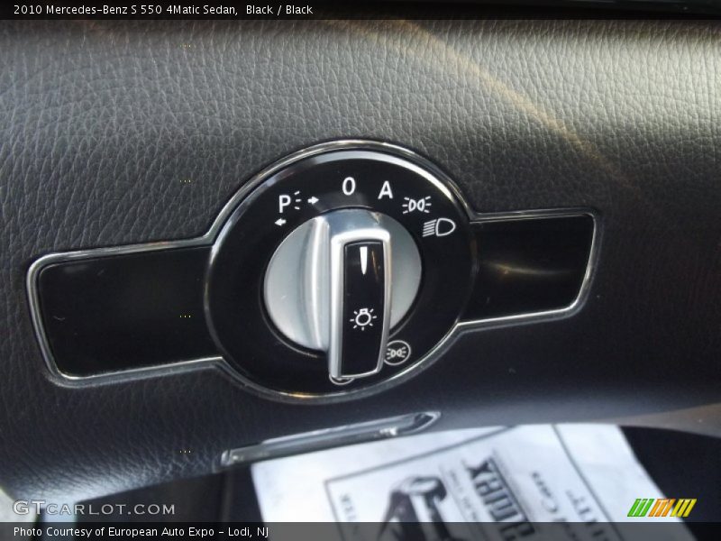 Black / Black 2010 Mercedes-Benz S 550 4Matic Sedan