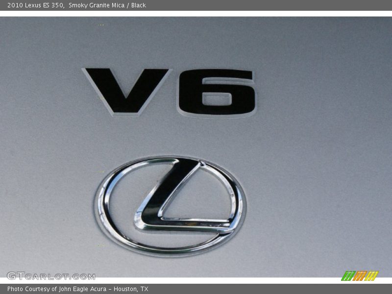 Smoky Granite Mica / Black 2010 Lexus ES 350
