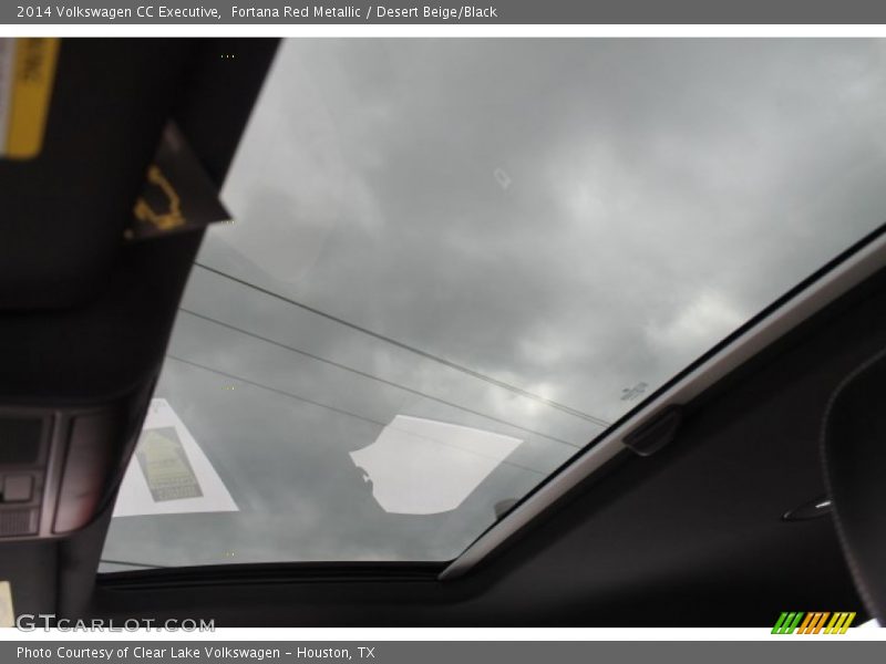 Fortana Red Metallic / Desert Beige/Black 2014 Volkswagen CC Executive