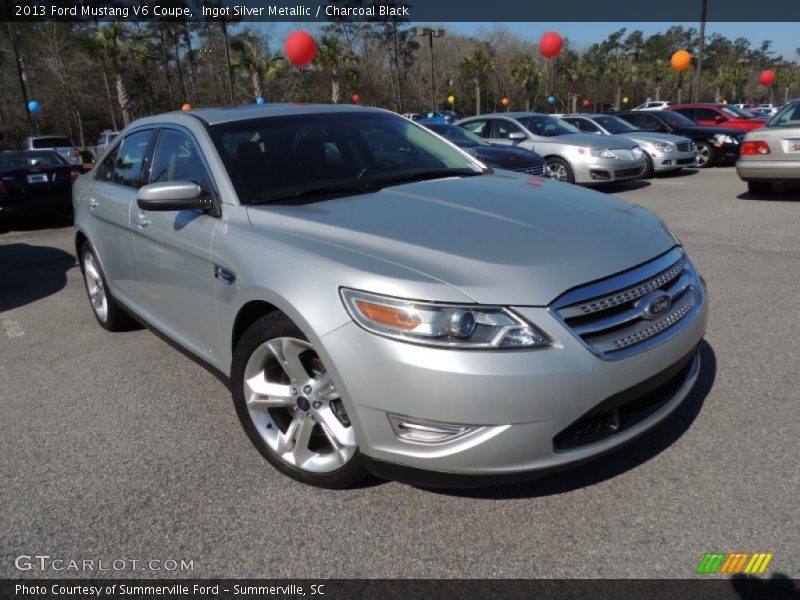 Ingot Silver Metallic / Charcoal Black 2013 Ford Mustang V6 Coupe