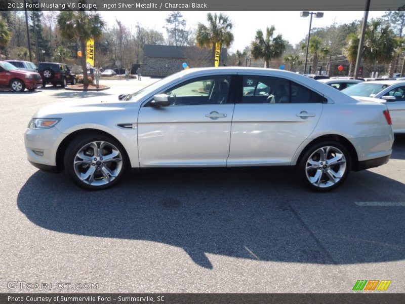 Ingot Silver Metallic / Charcoal Black 2013 Ford Mustang V6 Coupe