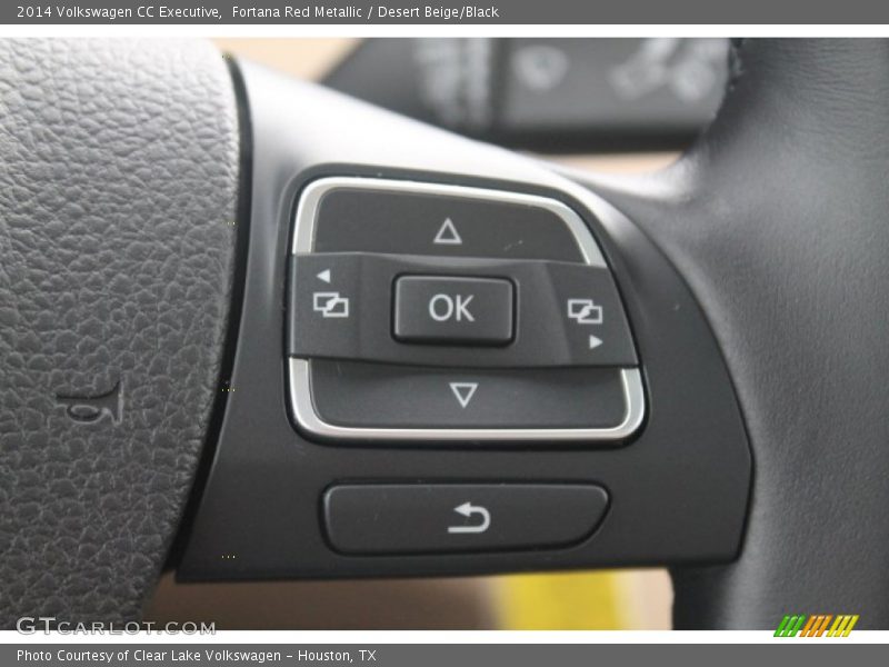 Fortana Red Metallic / Desert Beige/Black 2014 Volkswagen CC Executive