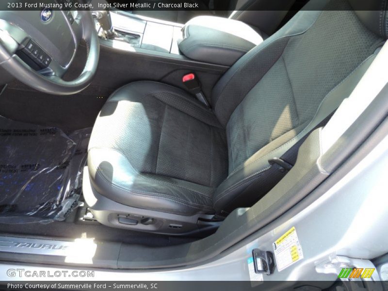 Ingot Silver Metallic / Charcoal Black 2013 Ford Mustang V6 Coupe