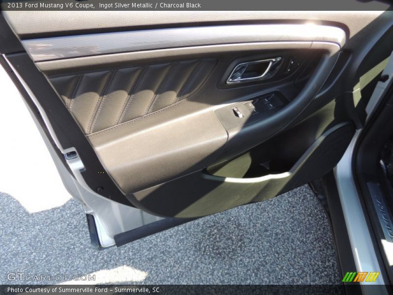 Ingot Silver Metallic / Charcoal Black 2013 Ford Mustang V6 Coupe
