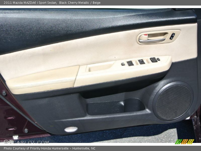 Black Cherry Metallic / Beige 2011 Mazda MAZDA6 i Sport Sedan