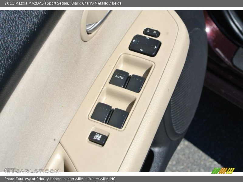 Black Cherry Metallic / Beige 2011 Mazda MAZDA6 i Sport Sedan