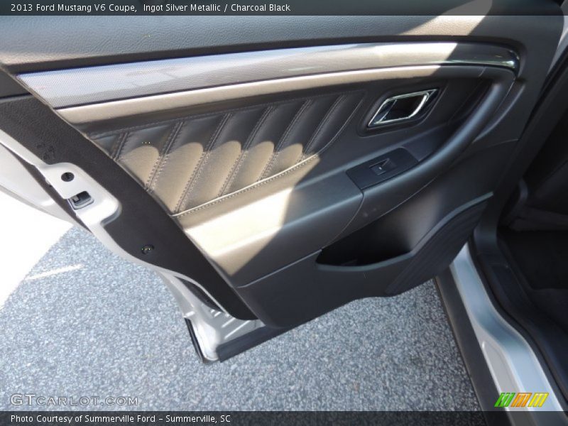 Ingot Silver Metallic / Charcoal Black 2013 Ford Mustang V6 Coupe